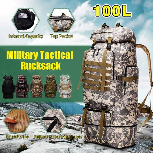 Waterproof Outdoor Camping Hiking 100L Large Capacity BackpackCampingYellow Pandorabackpack, camping, HIking, outdoor, travel, waterproof, waterproof backpack51.23backpack, camping, HIking, outdoor, travel, waterproof, waterproof backpackCampingWaterproof Outdoor Camping Hiking 100L Large Capacity BackpackWaterproof Outdoor Camping Hiking 100L Large Capacity Backpack - Premium Camping from Yellow Pandora - Just CHF 51.23! Shop now at Maria Bitonti Home Decor