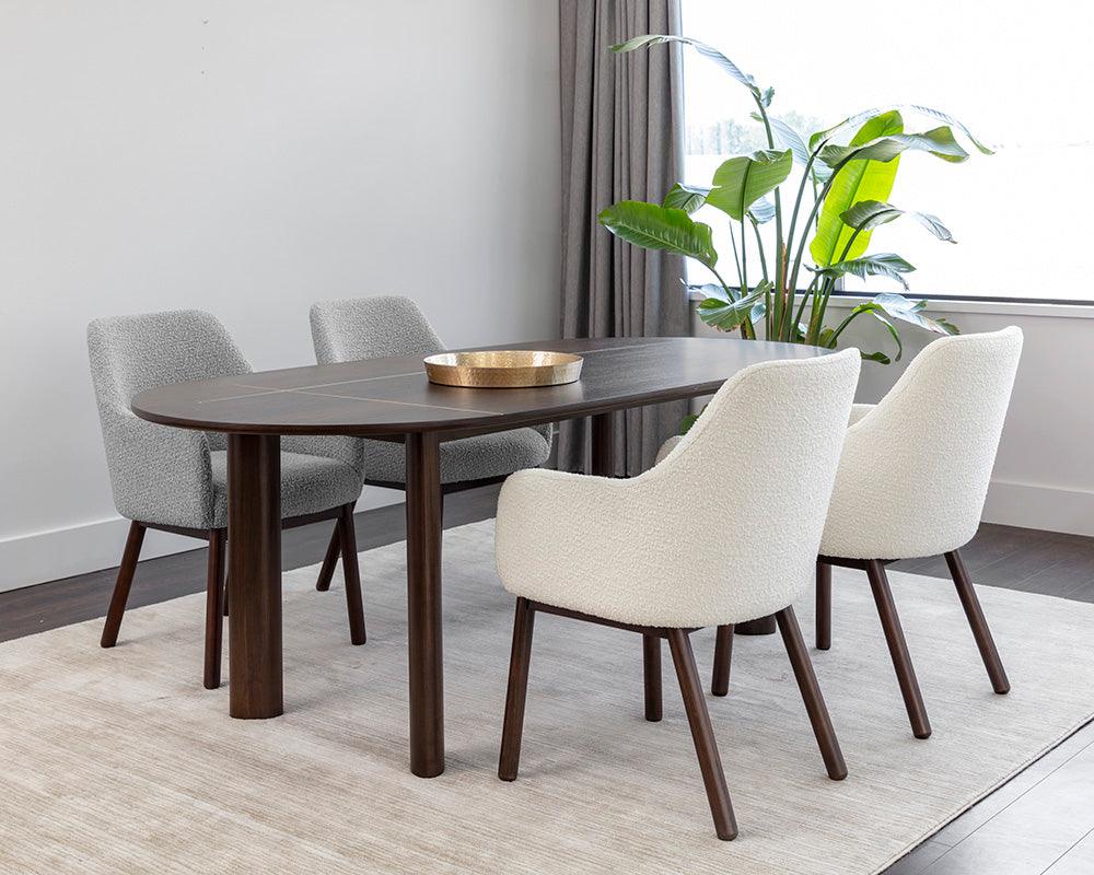 Belen Dining Armchair - Altro Cappuccino