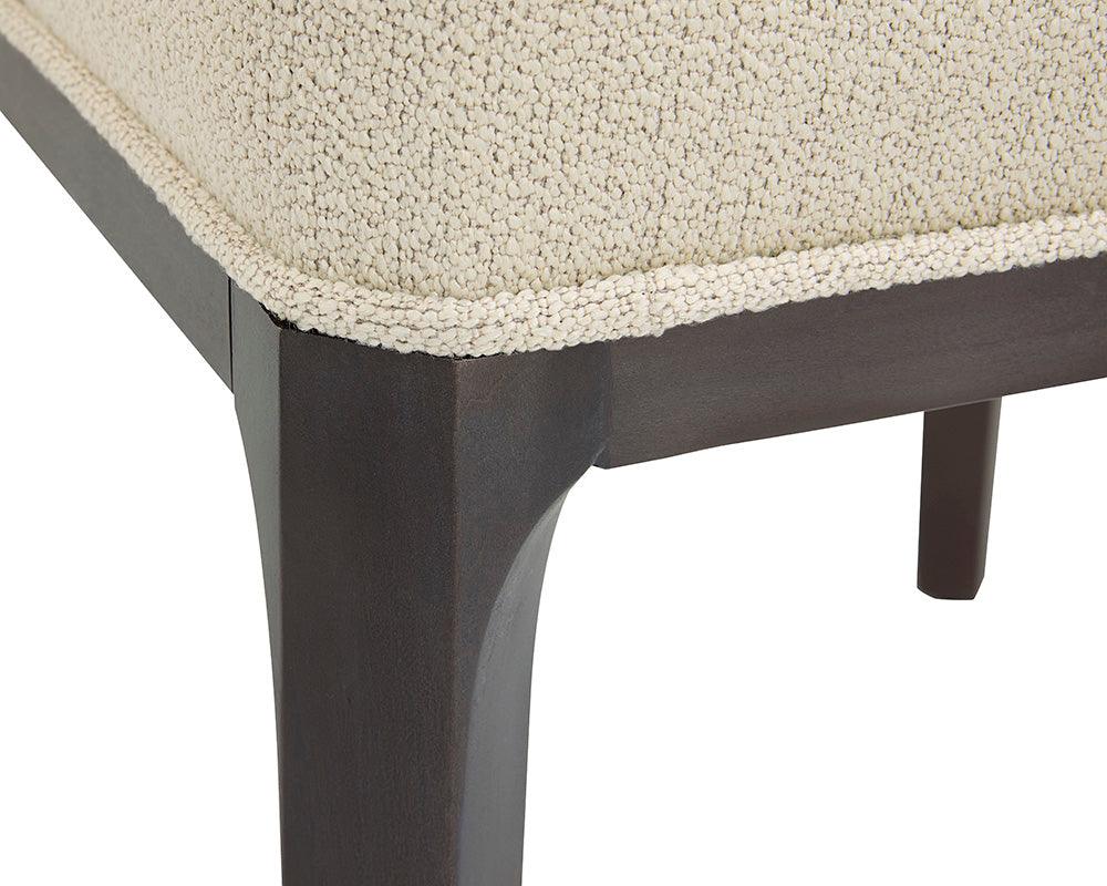 Elisa Dining Chair - Grey Oak - Dazzle Cream