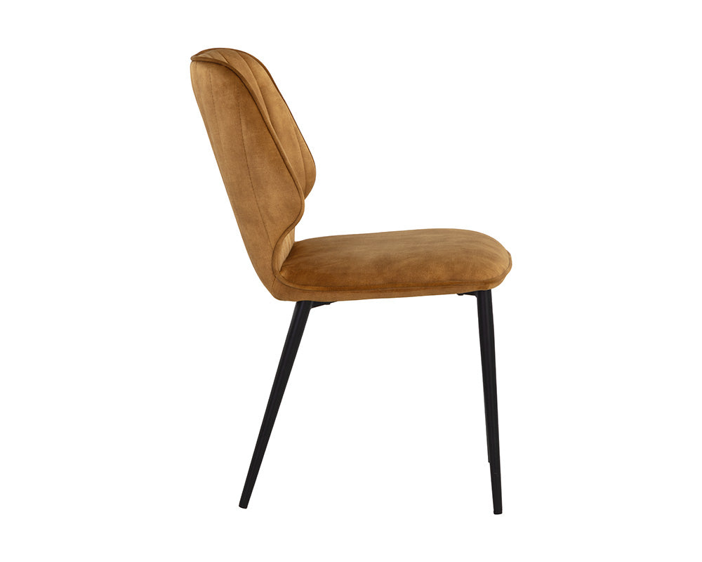 Clinton Dining Chair - Black - Nono Tapenade Gold