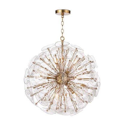 Poppy Glass Chandelier Small