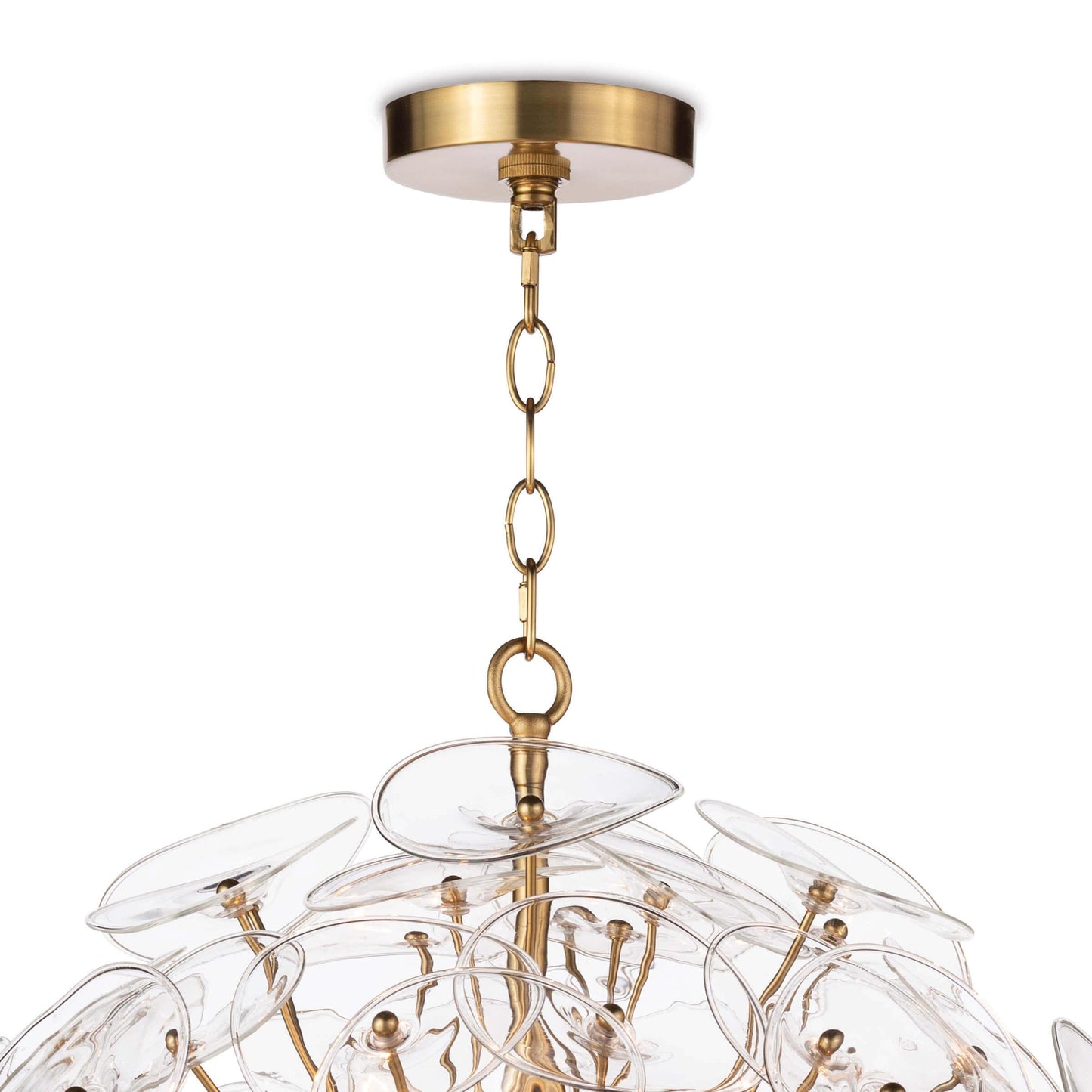 Poppy Glass Chandelier Small