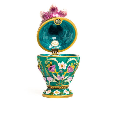 Green Vase Trinket Box