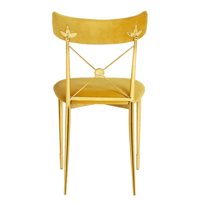 Rider Dining Chair, Rialto Gold