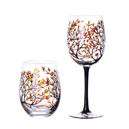 Light luxury ins crystal glass wine glass hand-painted household goblet four seasons painted wine glasseprolo20.86Light luxury ins crystal glass wine glass hand-painted household goblet four seasons painted wine glassLight luxury ins crystal glass wine glass hand-painted household goblet four seasons painted wine glass - Premium  from eprolo - Just CHF 20.86! Shop now at Maria Bitonti Home Decor