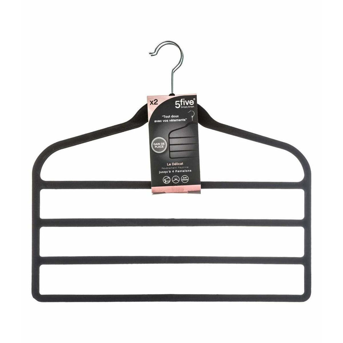 Hangers 5five ABS Trousers Black Nylon 2 Units (44,8 x 41,5 cm)FurnitureBigbuyorganisation7.81organisationFurnitureHangers 5five ABS Trousers Black Nylon 2 Units (44,8 x 41,5 cm)Hangers 5five ABS Trousers Black Nylon 2 Units (44,8 x 41,5 cm) - Premium Furniture from Bigbuy - Just CHF 7.81! Shop now at Maria Bitonti Home Decor