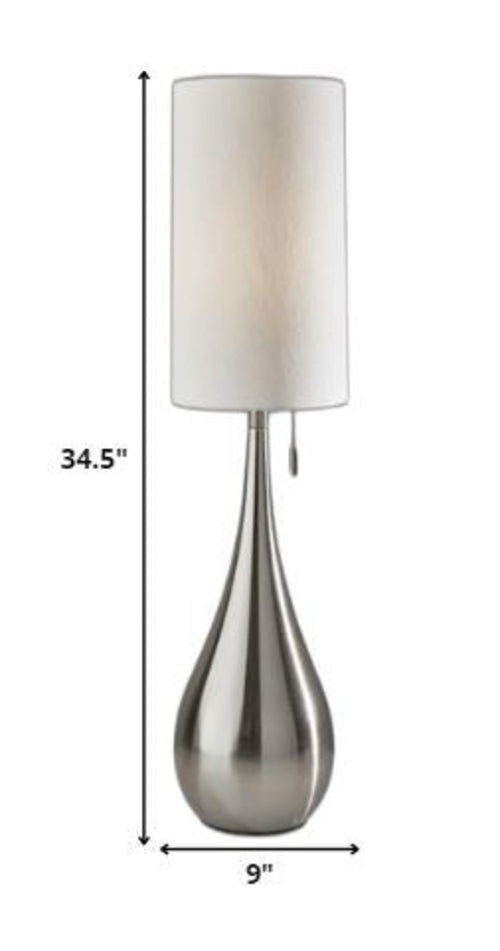 Brushed Steel Metal Teardrop Table LampFurnitureJadefurniture, homeroots130.38furniture, homerootsFurnitureBrushed Steel Metal Teardrop Table LampBrushed Steel Metal Teardrop Table Lamp - Premium Furniture from Jade - Just CHF 130.38! Shop now at Maria Bitonti Home Decor