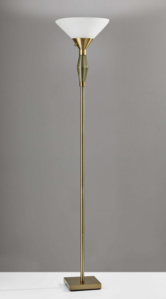 Green Glass Bauble Torchiere Floor Lamp in Burnished Brass FinishFurnitureJadefurniture, homeroots148.18furniture, homerootsFurnitureGreen Glass Bauble Torchiere Floor Lamp in Burnished Brass FinishGreen Glass Bauble Torchiere Floor Lamp in Burnished Brass Finish - Premium Furniture from Jade - Just CHF 148.18! Shop now at Maria Bitonti Home Decor