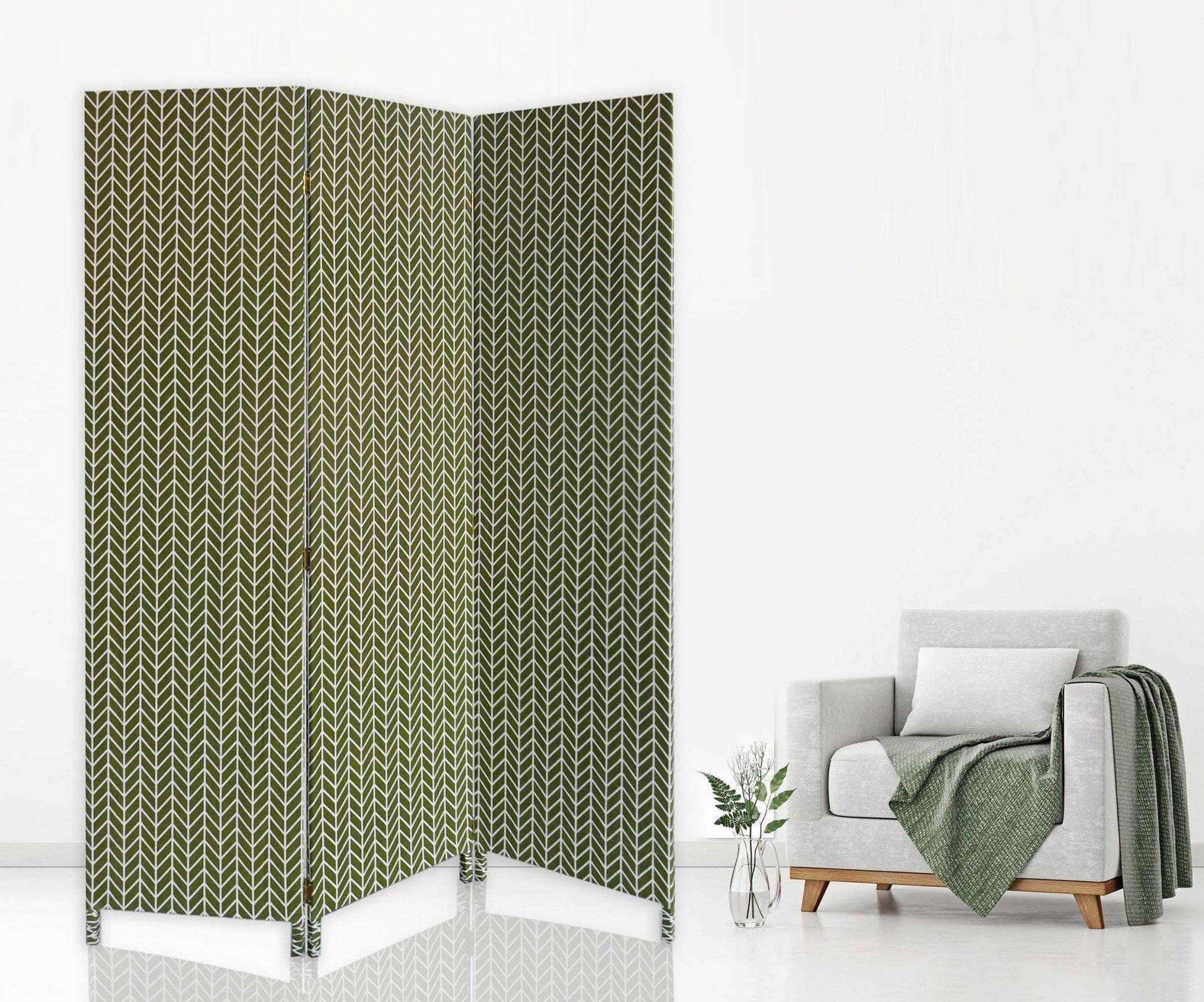 3 Panel Green Soft Fabric Finish Room DividerFurnitureJadefurniture, homeroots296.81furniture, homerootsFurniture3 Panel Green Soft Fabric Finish Room Divider3 Panel Green Soft Fabric Finish Room Divider - Premium Furniture from Jade - Just CHF 296.81! Shop now at Maria Bitonti Home Decor