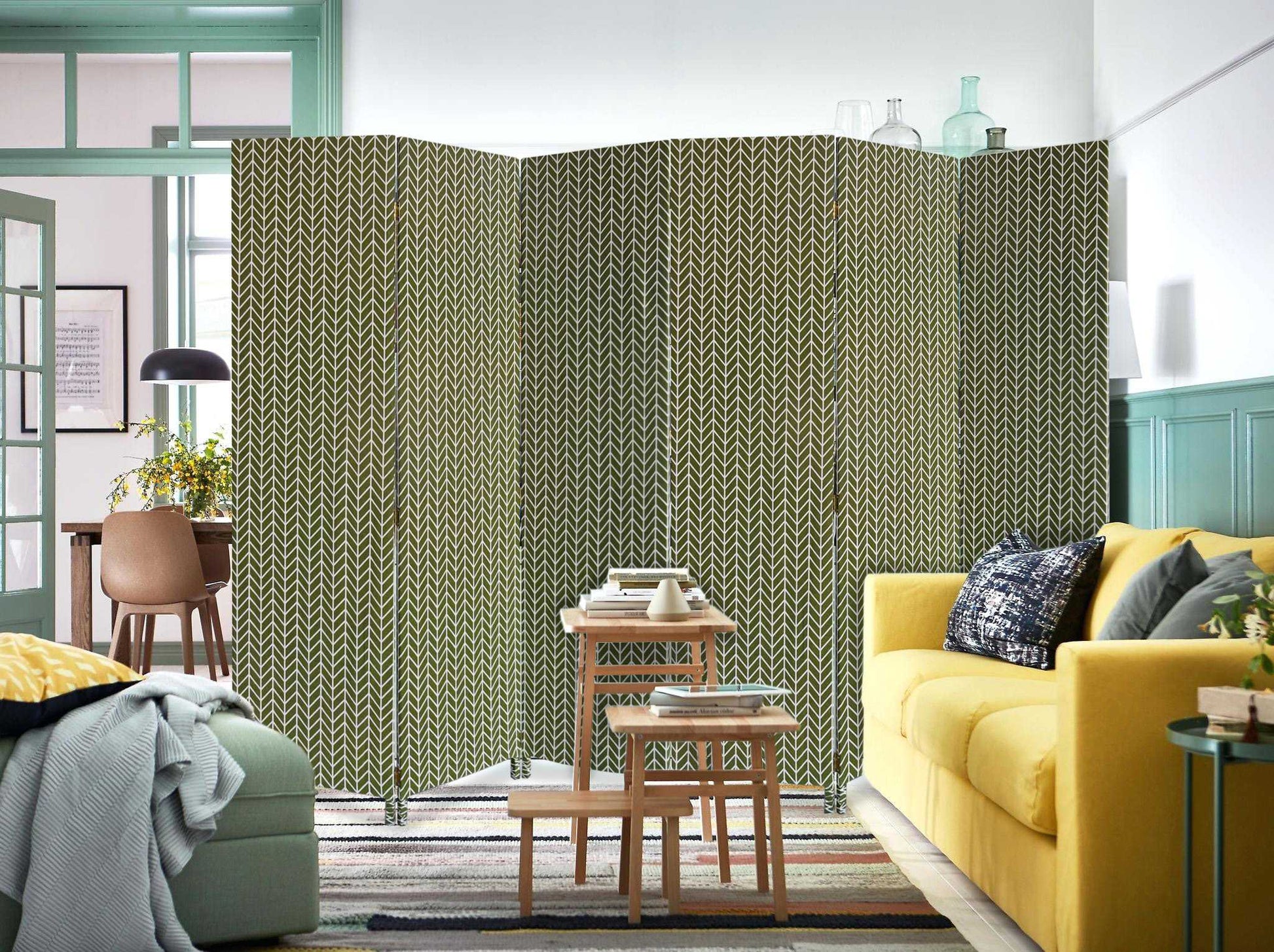 3 Panel Green Soft Fabric Finish Room DividerFurnitureJadefurniture, homeroots296.81furniture, homerootsFurniture3 Panel Green Soft Fabric Finish Room Divider3 Panel Green Soft Fabric Finish Room Divider - Premium Furniture from Jade - Just CHF 296.81! Shop now at Maria Bitonti Home Decor