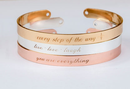 Engraved bracelet, personalized inspirational quote engraved gift, momJewelry & WatchesAzure Juniperengraved, engraved bracelet15.89engraved, engraved braceletJewelry & WatchesEngraved bracelet, personalized inspirational quote engraved gift, momEngraved bracelet, personalized inspirational quote engraved gift, mom - Premium Jewelry & Watches from Azure Juniper - Just CHF 15.89! Shop now at Maria Bitonti Home Decor