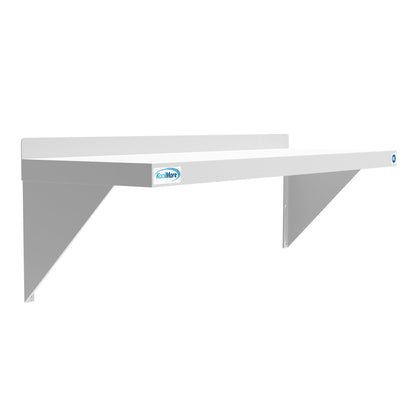 12" x 36" 18-Gauge Stainless-Steel Heavy Duty Wall Shelf, WMSH-1236. -