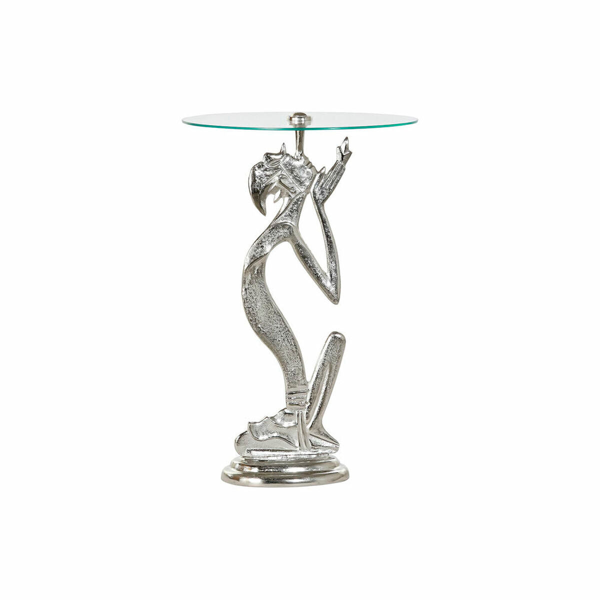 Side table DKD Home Decor Transparent Aluminium Crystal Silver (46 xFurnitureBigbuyfurniture102.87furnitureFurnitureSide table DKD Home Decor Transparent Aluminium Crystal Silver (46 xSide table DKD Home Decor Transparent Aluminium Crystal Silver (46 x - Premium Furniture from Bigbuy - Just CHF 102.87! Shop now at Maria Bitonti Home Decor