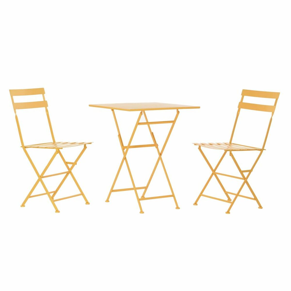 Table set with 2 chairs DKD Home Decor Mustard Metal (60 x 60 x 75 cm)FurnitureBigbuyfurniture122.26furnitureFurnitureTable set with 2 chairs DKD Home Decor Mustard Metal (60 x 60 x 75 cm)Table set with 2 chairs DKD Home Decor Mustard Metal (60 x 60 x 75 cm) - Premium Furniture from Bigbuy - Just CHF 122.26! Shop now at Maria Bitonti Home Decor