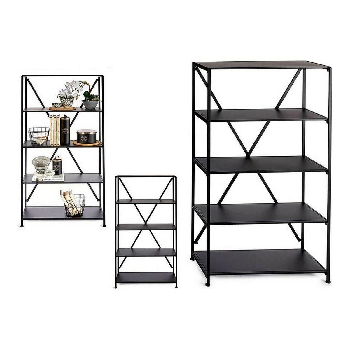 Shelves Black Metal (36 x 156 x 86 cm)FurnitureBigbuyfurniture, organisation96.71furniture, organisationFurnitureShelves Black Metal (36 x 156 x 86 cm)Shelves Black Metal (36 x 156 x 86 cm) - Premium Furniture from Bigbuy - Just CHF 96.71! Shop now at Maria Bitonti Home Decor