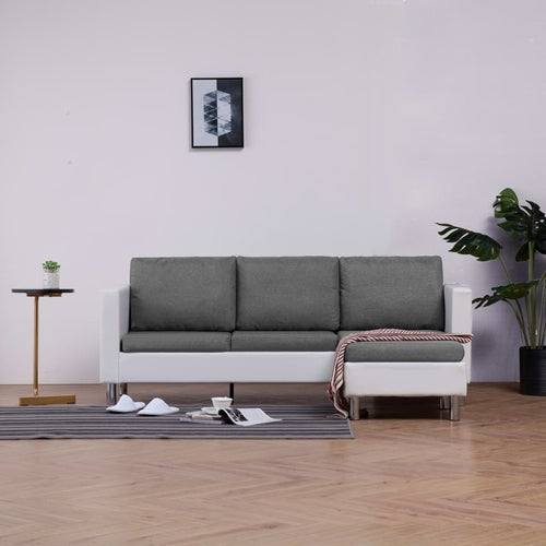 3-Seater Sofa with Cushions White Faux LeatherHome & GardenEmerald Ares0188.390Home & Garden3-Seater Sofa with Cushions White Faux Leather3-Seater Sofa with Cushions White Faux Leather - Premium Home & Garden from Emerald Ares - Just CHF 188.39! Shop now at Maria Bitonti Home Decor