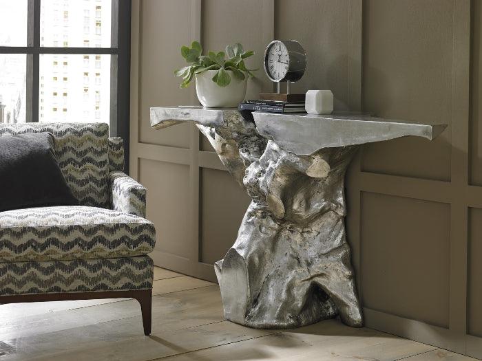 Crown Console, Silver Leaf