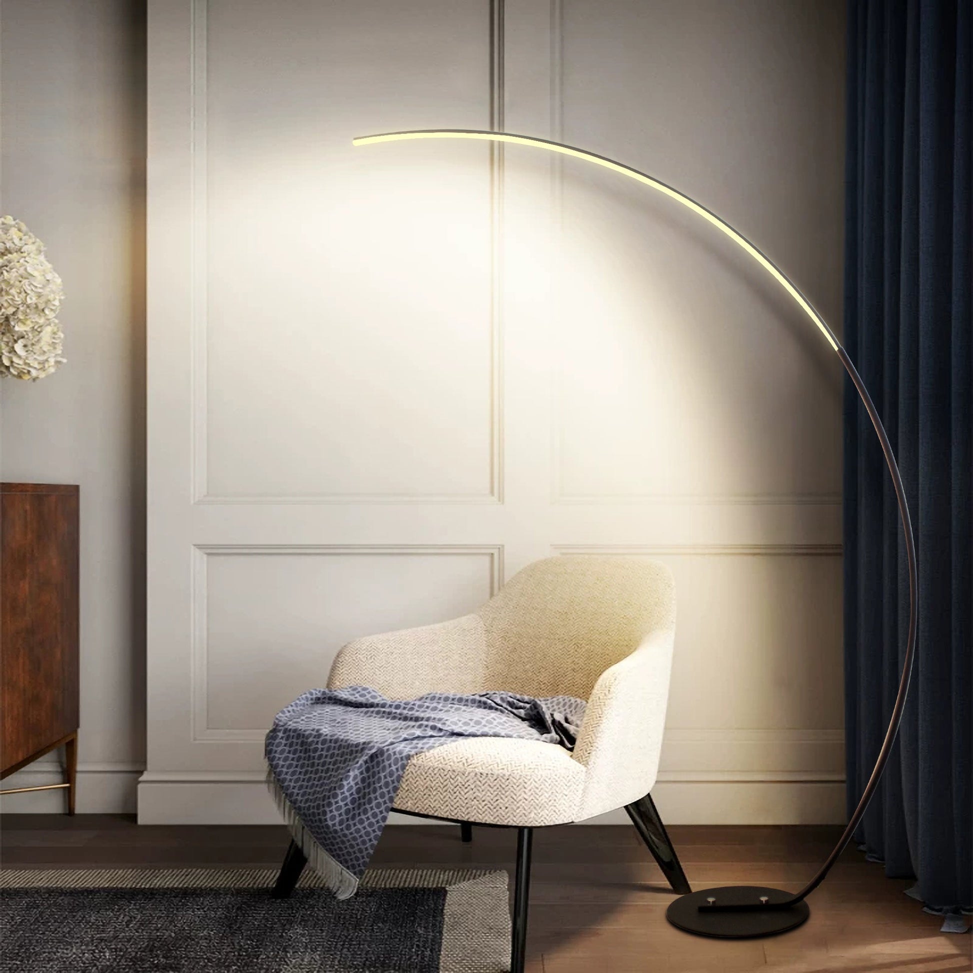 RGBW Modern Curve Floor Lamp | New VersionHome DecorSangria Apricotambient light, Cortina, floor lamp, LED light, RGB lights, Verishop107.66ambient light, Cortina, floor lamp, LED light, RGB lights, VerishopHome DecorRGBW Modern Curve Floor Lamp | New VersionRGBW Modern Curve Floor Lamp | New Version - Premium Home Decor from Sangria Apricot - Just CHF 107.66! Shop now at Maria Bitonti Home Decor