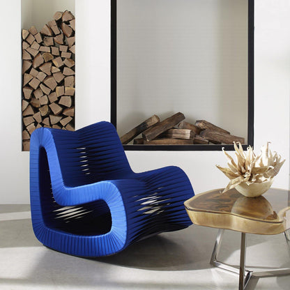 Seat Belt Rocking Chair Blue/Black