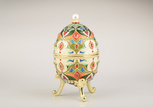 Colorful Russian EggHome DecorOrchid Menoetius2020 Collection, collection, Faberge, Faberge Egg, FaireJune2023, Gift, Keren Kopal, trinket box245.982020 Collection, collection, Faberge, Faberge Egg, FaireJune2023, Gift, Keren Kopal, trinket boxHome DecorColorful Russian EggColorful Russian Egg - Premium Home Decor from Orchid Menoetius - Just CHF 245.98! Shop now at Maria Bitonti Home Decor