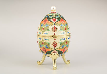 Colorful Russian EggHome DecorOrchid Menoetius2020 Collection, collection, Faberge, Faberge Egg, FaireJune2023, Gift, Keren Kopal, trinket box245.982020 Collection, collection, Faberge, Faberge Egg, FaireJune2023, Gift, Keren Kopal, trinket boxHome DecorColorful Russian EggColorful Russian Egg - Premium Home Decor from Orchid Menoetius - Just CHF 245.98! Shop now at Maria Bitonti Home Decor