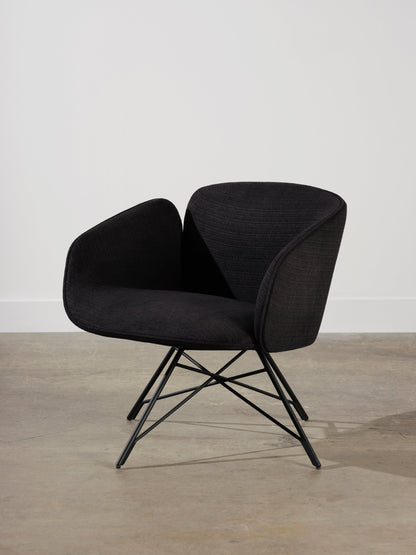 Doppio Occasional Chair-Black