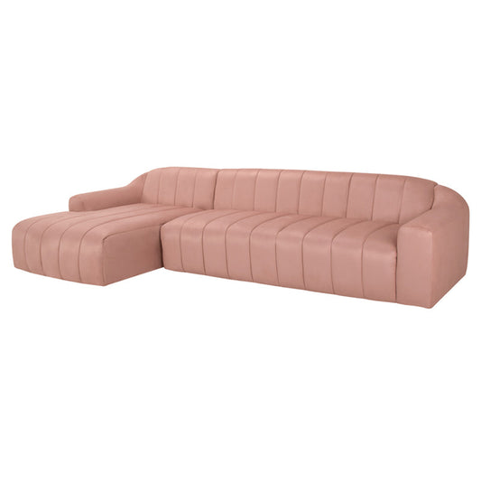 Coraline Sectional Sofa-RAF-Petal Microsuede