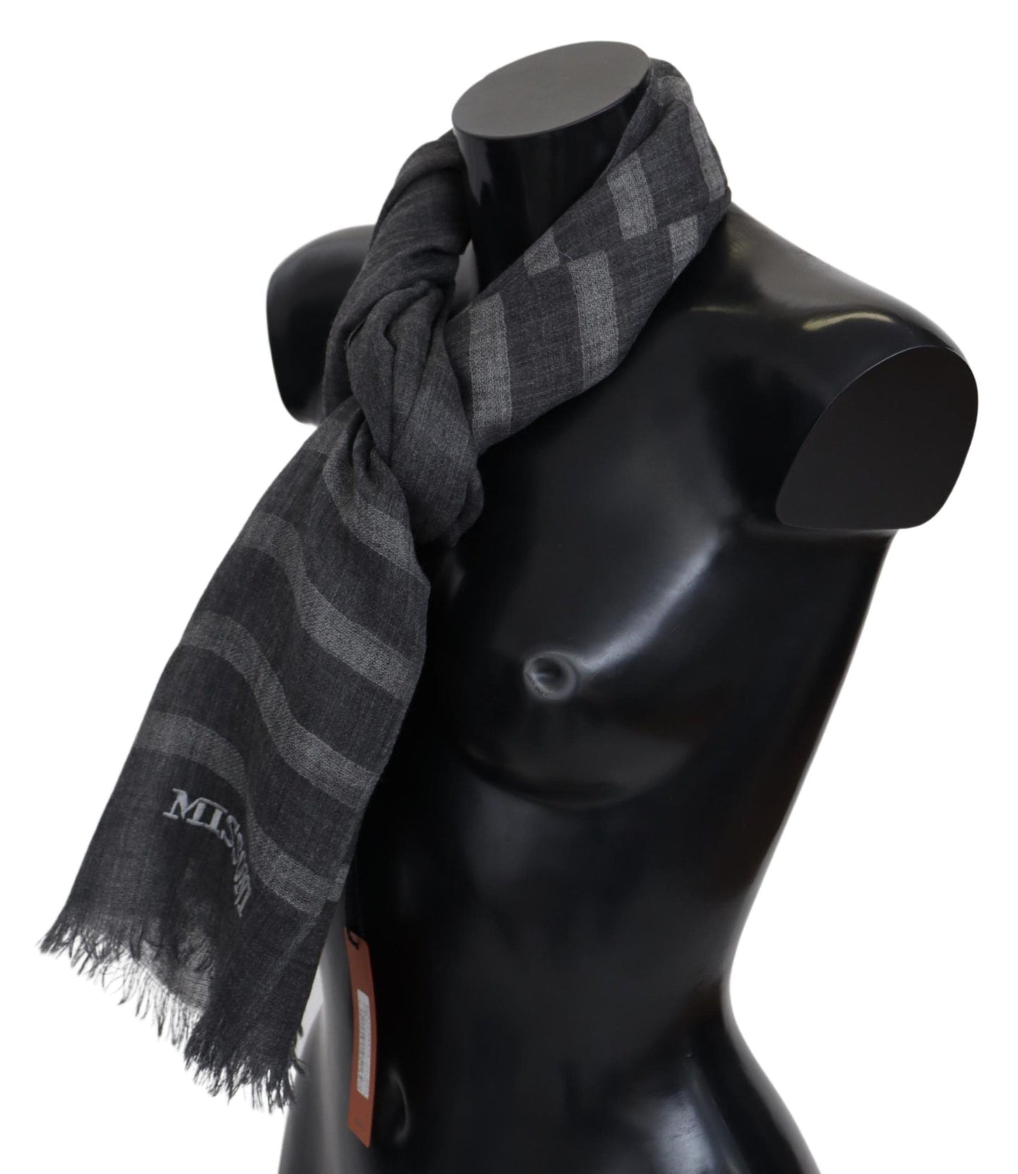 Missoni Gray Striped Wool Unisex Neck Wrap Fringes ScarfMen's ClothingCerulean SugarplumGray, Missoni, Scarves - Men - Accessories152.35Gray, Missoni, Scarves - Men - AccessoriesMen's ClothingMissoni Gray Striped Wool Unisex Neck Wrap Fringes ScarfMissoni Gray Striped Wool Unisex Neck Wrap Fringes Scarf - Premium Men's Clothing from Cerulean Sugarplum - Just CHF 152.35! Shop now at Maria Bitonti Home Decor