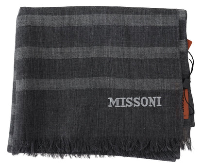 Missoni Gray Striped Wool Unisex Neck Wrap Fringes ScarfMen's ClothingCerulean SugarplumGray, Missoni, Scarves - Men - Accessories152.35Gray, Missoni, Scarves - Men - AccessoriesMen's ClothingMissoni Gray Striped Wool Unisex Neck Wrap Fringes ScarfMissoni Gray Striped Wool Unisex Neck Wrap Fringes Scarf - Premium Men's Clothing from Cerulean Sugarplum - Just CHF 152.35! Shop now at Maria Bitonti Home Decor