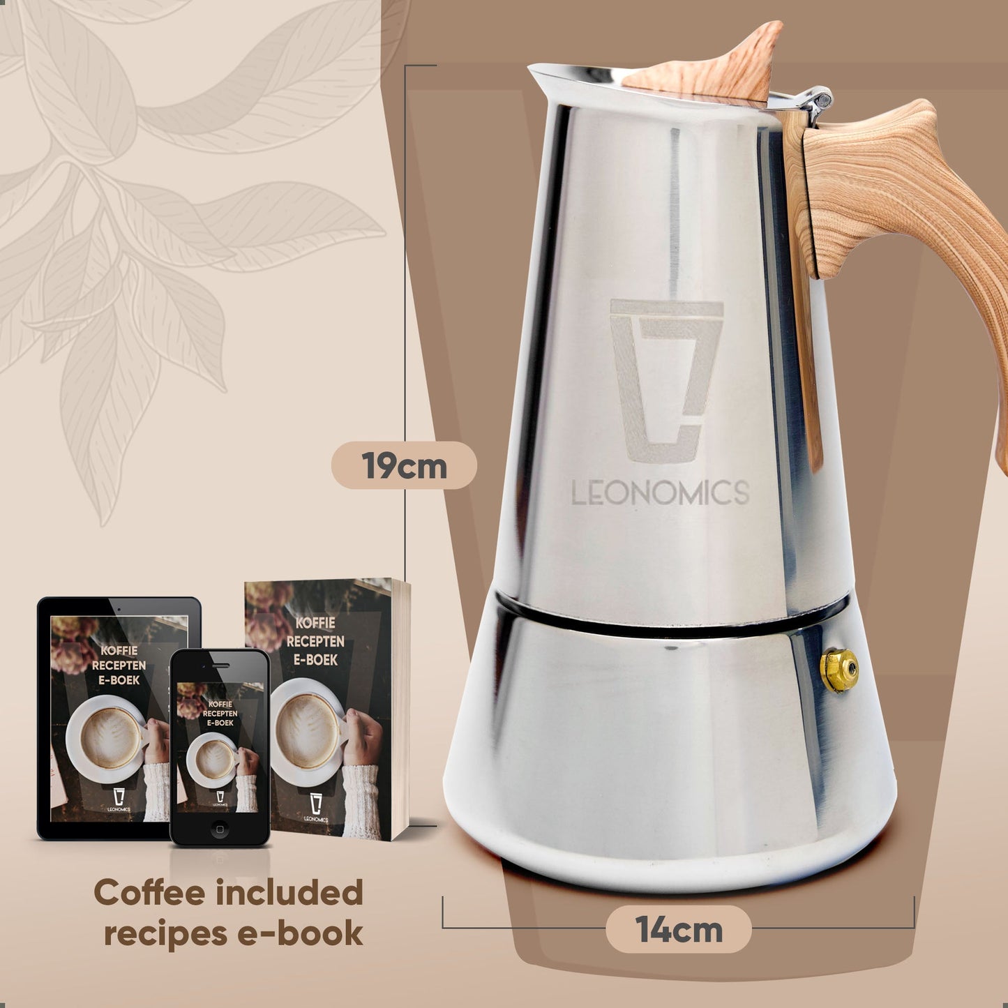 Leonomics Premium Stainless Steel Moka Pot - 300 mlFood & BeverageAquamarine Medeaac_exclude, Moka Pot, Percolator16.34ac_exclude, Moka Pot, PercolatorFood & BeverageLeonomics Premium Stainless Steel Moka Pot - 300 mlLeonomics Premium Stainless Steel Moka Pot - 300 ml - Premium Food & Beverage from Aquamarine Medea - Just CHF 16.34! Shop now at Maria Bitonti Home Decor