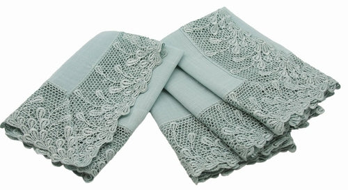 ML16148 Garden Trellece Lace Trim Napkins,20"x20",Set of 4Home DecorPink LetoLace Napkins, min:338.40Lace Napkins, min:3Home DecorML16148 Garden Trellece Lace Trim Napkins,20"x20",Set of 4ML16148 Garden Trellece Lace Trim Napkins,20"x20",Set of 4 - Premium Home Decor from Pink Leto - Just CHF 38.40! Shop now at Maria Bitonti Home Decor