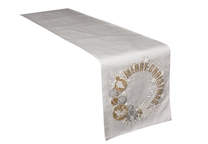 ML17119 Ornament Wreath Table Runner, 13.5"x72"Home DecorPink LetoHoliday Table Runners, min:448.92Holiday Table Runners, min:4Home DecorML17119 Ornament Wreath Table Runner, 13.5"x72"ML17119 Ornament Wreath Table Runner, 13.5"x72" - Premium Home Decor from Pink Leto - Just CHF 48.92! Shop now at Maria Bitonti Home Decor