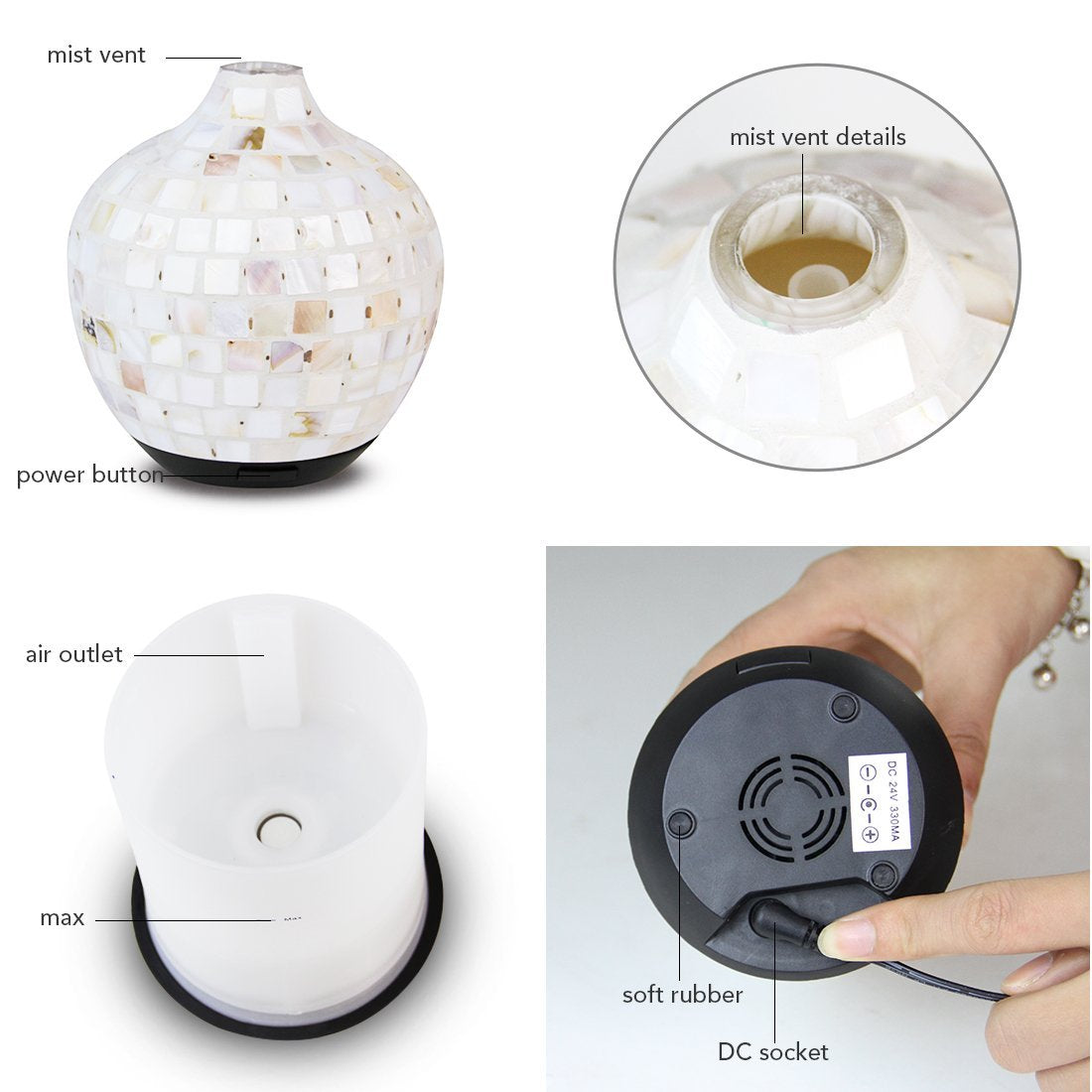 MOSAIC DESIGN AROMA DIFFUSERPetsTan CressDiffuser50.56DiffuserPetsMOSAIC DESIGN AROMA DIFFUSERMOSAIC DESIGN AROMA DIFFUSER - Premium Pets from Tan Cress - Just CHF 50.56! Shop now at Maria Bitonti Home Decor