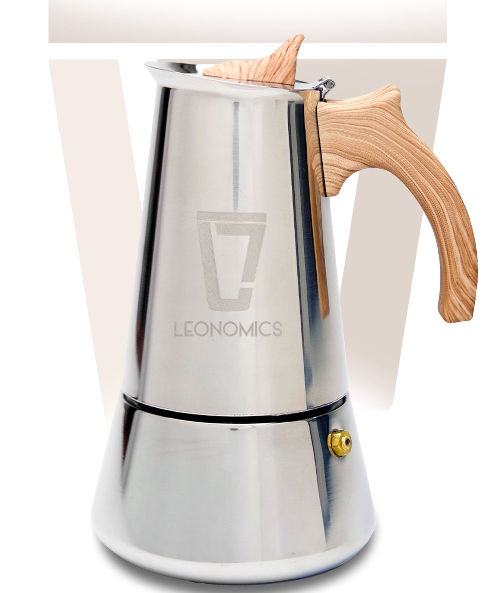 Leonomics Premium Stainless Steel Moka Pot - 300 mlFood & BeverageAquamarine Medeaac_exclude, Moka Pot, Percolator16.34ac_exclude, Moka Pot, PercolatorFood & BeverageLeonomics Premium Stainless Steel Moka Pot - 300 mlLeonomics Premium Stainless Steel Moka Pot - 300 ml - Premium Food & Beverage from Aquamarine Medea - Just CHF 16.34! Shop now at Maria Bitonti Home Decor