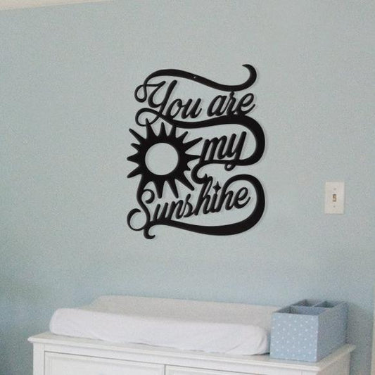 You Are My Sunshine - Metal Wall Art/DecorHome & GardenCanis Minorchecklist-Made in Detroit, checklist-Ships in 1-3 Business Days41.41checklist-Made in Detroit, checklist-Ships in 1-3 Business DaysHome & GardenYou Are My Sunshine - Metal Wall Art/DecorYou Are My Sunshine - Metal Wall Art/Decor - Premium Home & Garden from Canis Minor - Just CHF 41.41! Shop now at Maria Bitonti Home Decor