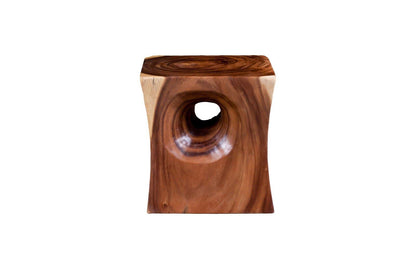 Peek a Boo Side Table Chamcha Wood, Natural