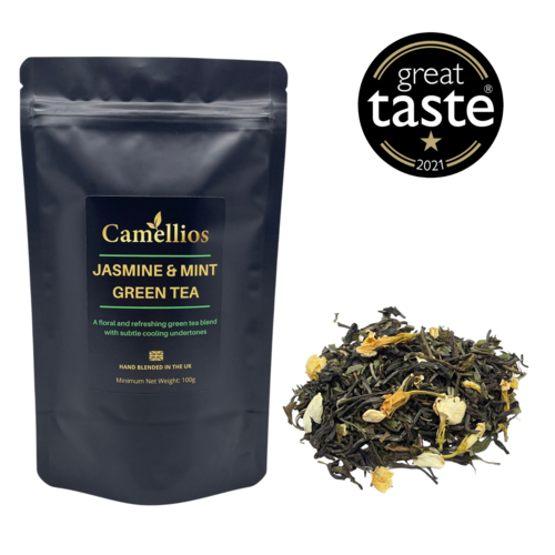 Jasmine & Mint Green Tea - Loose LeafFood & BeverageCerulean DiomedesLiquid, Plant8.69Liquid, PlantFood & BeverageJasmine & Mint Green Tea - Loose LeafJasmine & Mint Green Tea - Loose Leaf - Premium Food & Beverage from Cerulean Diomedes - Just CHF 8.69! Shop now at Maria Bitonti Home Decor