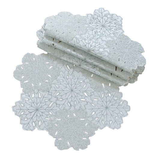 XD10816 Shimmer Snowflake Doilies, Set of 4Home DecorPink LetoHoliday Doilies, min:326.84Holiday Doilies, min:3Home DecorXD10816 Shimmer Snowflake Doilies, Set of 4XD10816 Shimmer Snowflake Doilies, Set of 4 - Premium Home Decor from Pink Leto - Just CHF 26.84! Shop now at Maria Bitonti Home Decor