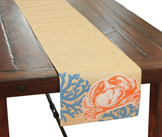 XD15135 Applique Crab Coastal Table Runner,13.5"x72"Home DecorPink LetoCoastal Table Runners, min:437.79Coastal Table Runners, min:4Home DecorXD15135 Applique Crab Coastal Table Runner,13.5"x72"XD15135 Applique Crab Coastal Table Runner,13.5"x72" - Premium Home Decor from Pink Leto - Just CHF 37.79! Shop now at Maria Bitonti Home Decor