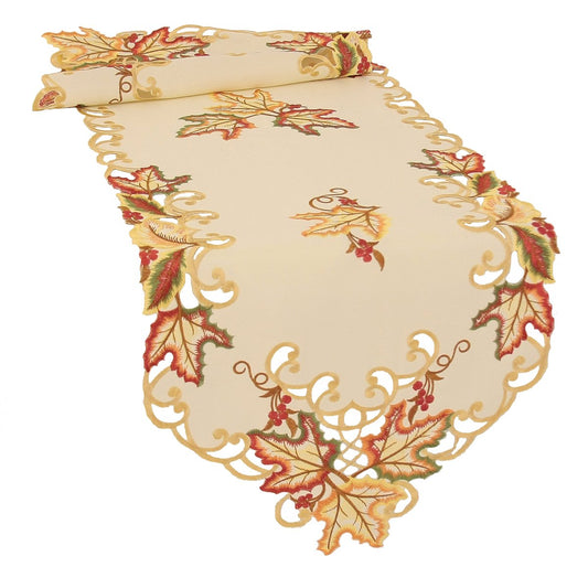 XD160912 Moisson Leaf Table RunnerHome DecorPink LetoHoliday Table Runners, min:421.88Holiday Table Runners, min:4Home DecorXD160912 Moisson Leaf Table RunnerXD160912 Moisson Leaf Table Runner - Premium Home Decor from Pink Leto - Just CHF 21.88! Shop now at Maria Bitonti Home Decor