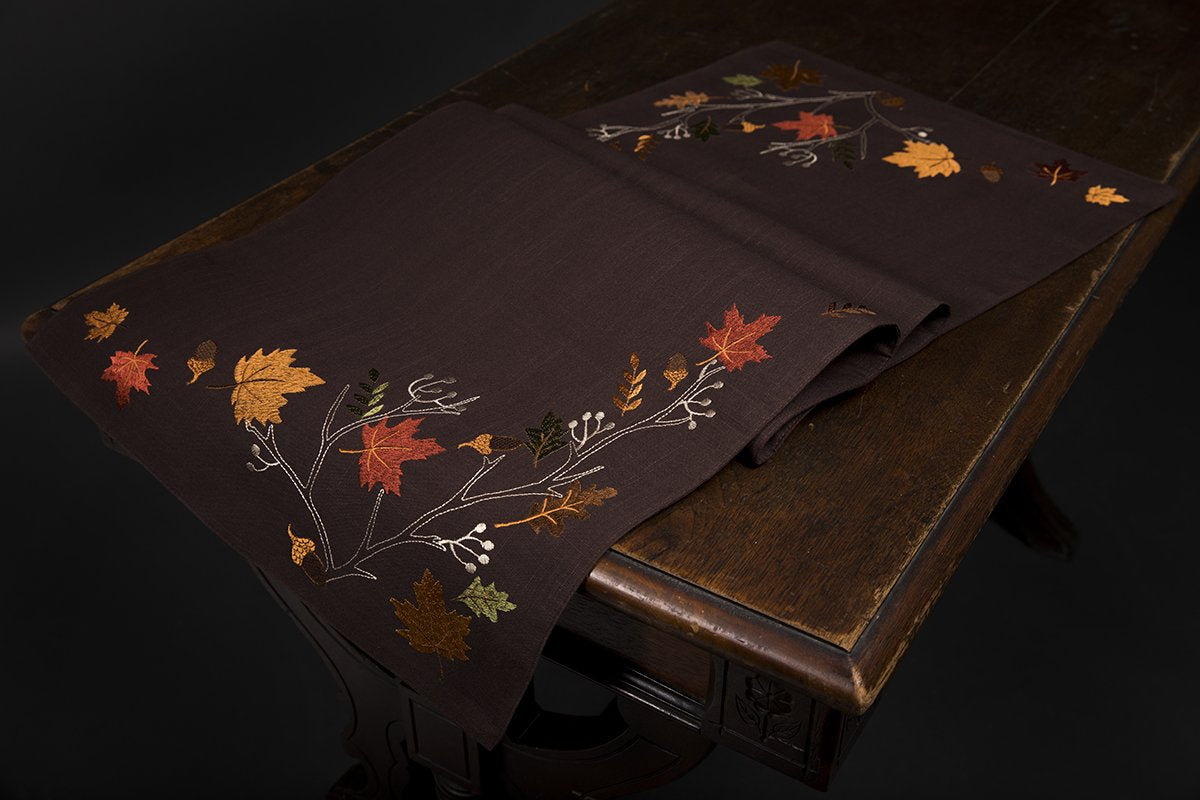 XD17147 Autumn Branches Table RunnerHome DecorPink LetoHoliday Table Runners, min:428.79Holiday Table Runners, min:4Home DecorXD17147 Autumn Branches Table RunnerXD17147 Autumn Branches Table Runner - Premium Home Decor from Pink Leto - Just CHF 28.79! Shop now at Maria Bitonti Home Decor