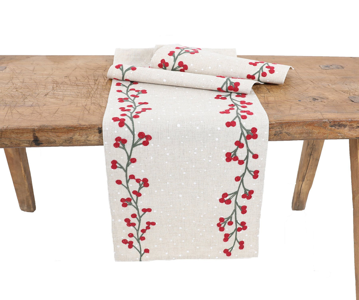 XD19816-Holly Berry Branch Crewel Embroidered Christmas Table RunnerHome DecorPink LetoHoliday Table Runners, min:432.39Holiday Table Runners, min:4Home DecorXD19816-Holly Berry Branch Crewel Embroidered Christmas Table RunnerXD19816-Holly Berry Branch Crewel Embroidered Christmas Table Runner - Premium Home Decor from Pink Leto - Just CHF 32.39! Shop now at Maria Bitonti Home Decor