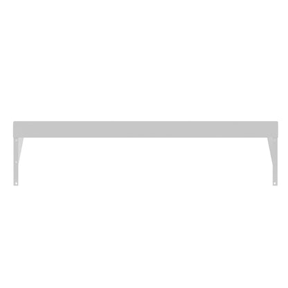 12" x 48" 18-Gauge Stainless-Steel Heavy Duty Wall Shelf, WMSH-1248. -