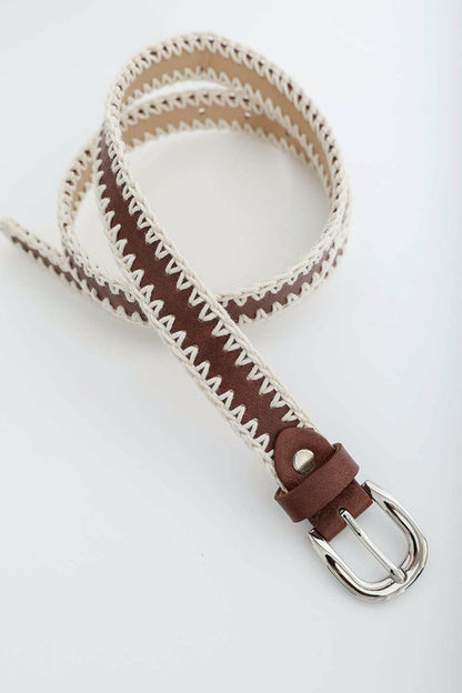 Crochet Vegan Leather BeltAccessoriesPeriwinkle AetherBelts, ss2321Belts, ss23AccessoriesCrochet Vegan Leather BeltCrochet Vegan Leather Belt - Premium Accessories from Periwinkle Aether - Just CHF 21! Shop now at Maria Bitonti Home Decor