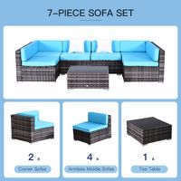 Outsunny 7 Piece Rattan Sofa Set Outdoor Furniture Patio SetFurnitureTaupe ShadowCouch, Furniture, outdoor, patio, Plant, Property, rattan, sofa, summer, Water1013.47Couch, Furniture, outdoor, patio, Plant, Property, rattan, sofa, summer, WaterFurnitureOutsunny 7 Piece Rattan Sofa Set Outdoor Furniture Patio SetOutsunny 7 Piece Rattan Sofa Set Outdoor Furniture Patio Set - Premium Furniture from Taupe Shadow - Just CHF 1013.47! Shop now at Maria Bitonti Home Decor