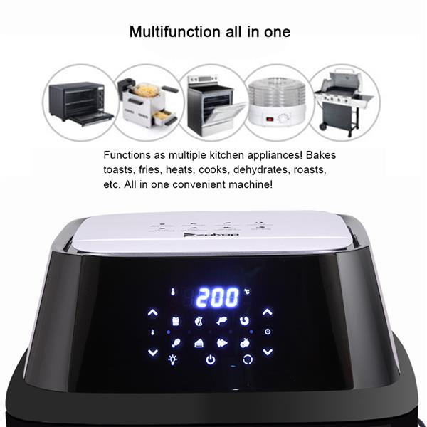 ZOKOP KAFO-1800A-D2 220V 16 L Air Fryer 1800WKitchenTeal SimbaAir Fryer, oven, ZOKOP KAFO133.19Air Fryer, oven, ZOKOP KAFOKitchenZOKOP KAFO-1800A-D2 220V 16 L Air Fryer 1800WZOKOP KAFO-1800A-D2 220V 16 L Air Fryer 1800W - Premium Kitchen from Teal Simba - Just CHF 133.19! Shop now at Maria Bitonti Home Decor