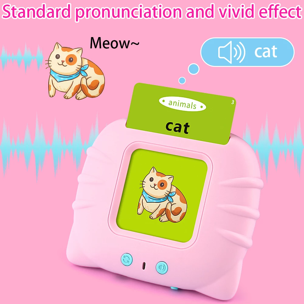 Kids Electronic Cognitive Cards Talking Flash Cards Audio Books