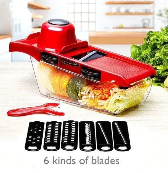 Stainless Steel 6 Blades Vegetable SlicerKitchenYellow Pandorachopper, cookware, fruit slicer, slicer, vegetable slicer25.03chopper, cookware, fruit slicer, slicer, vegetable slicerKitchenStainless Steel 6 Blades Vegetable SlicerStainless Steel 6 Blades Vegetable Slicer - Premium Kitchen from Yellow Pandora - Just CHF 25.03! Shop now at Maria Bitonti Home Decor