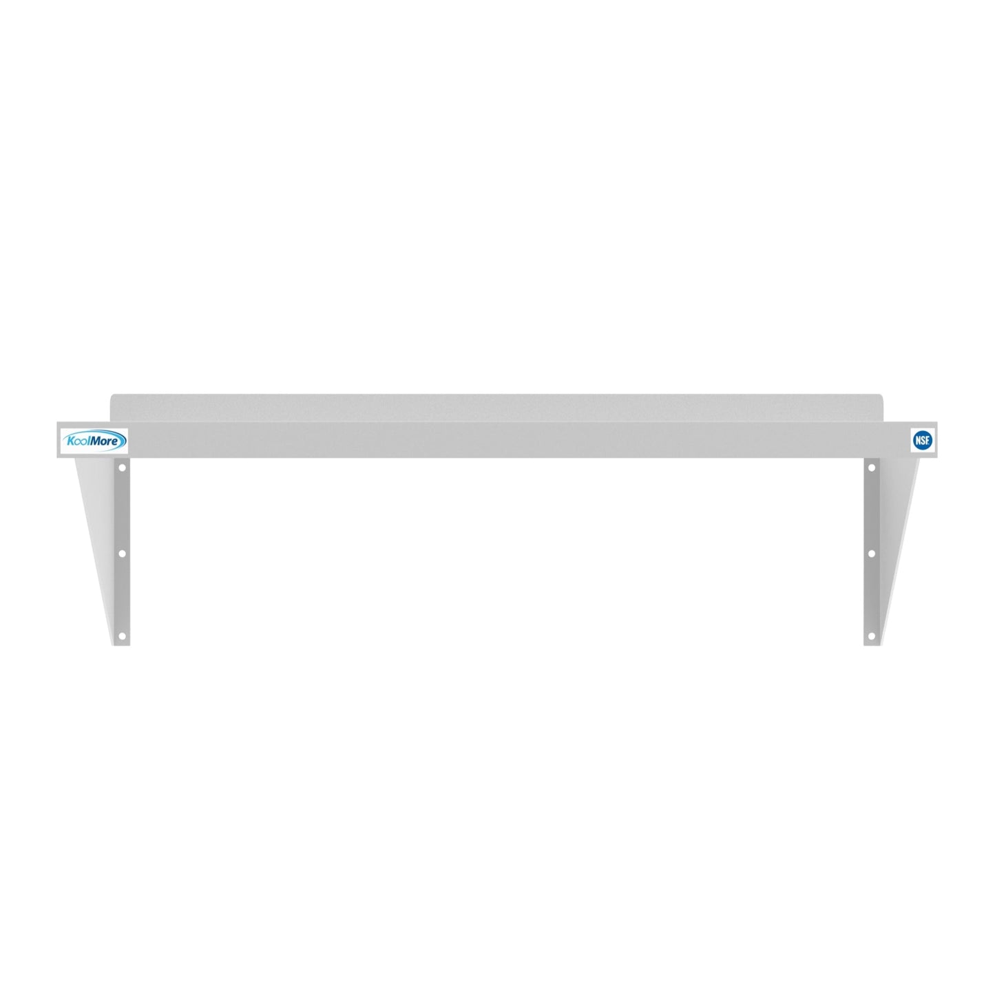 12" x 36" 18-Gauge Stainless-Steel Heavy Duty Wall Shelf, WMSH-1236. -