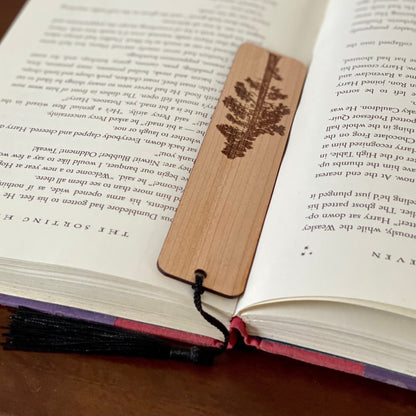 Pine Tree Engraved Wood BookmarkPersonalizedTeal AriadneBook14.02BookPersonalizedPine Tree Engraved Wood BookmarkPine Tree Engraved Wood Bookmark - Premium Personalized from Teal Ariadne - Just CHF 14.02! Shop now at Maria Bitonti Home Decor